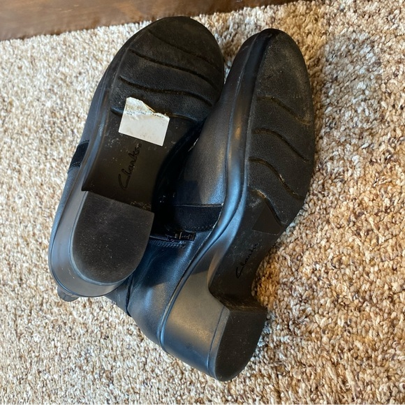 Clarks Malia Maui Ankle Boots Black Size 9.5 - Picture 6 of 6